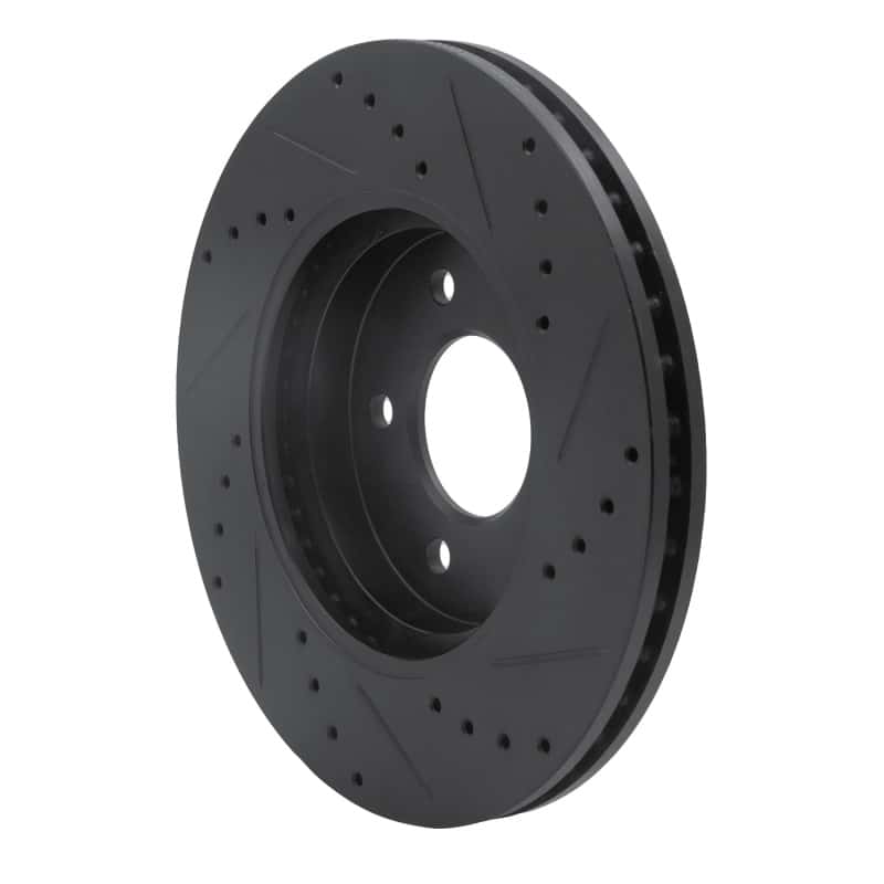 R1 Concepts — R1 05-12 Ford Escape Front Left Drilled & Slotted Black Brake Rotor
R1 Brake Rotor Drill - view 4