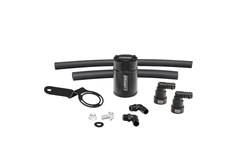CORSA Performance — Corsa Performance 2015-2017 Ford Mustang 3 oz. Aluminum Oil Catch Can W/ Mounting Bracket
Accessory - view 1