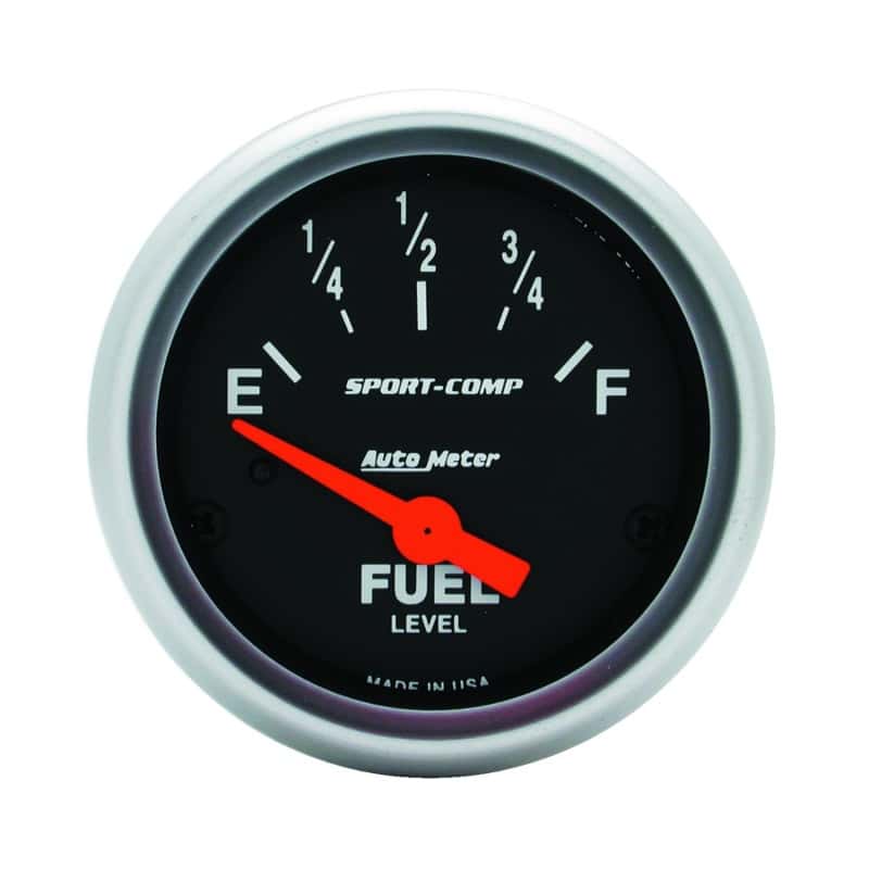 AutoMeter — Autometer Sport Comp 52mm Short Sweep Electronic Fuel Level Gauge
2" FUEL LEVEL, 240 E - view 1