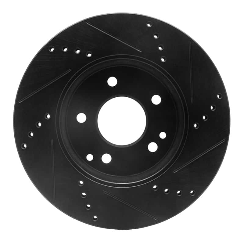 R1 Concepts — R1 96-15 Mercedes-Benz SLK230 Front Left Drilled & Slotted Black Brake Rotor
R1 Brake Rotor Drill - view 5