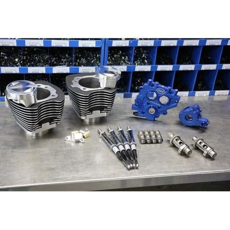 S&S Cycle — S&S Cycle 99-06 BT 100in Power Package - Wrinkle Black - view 2