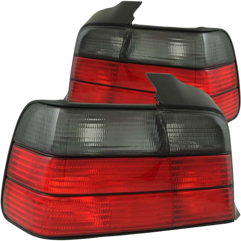 ANZO — ANZO 1992-1998 BMW 3 Series E36 Sedan Taillights Red/Smoke
TailLightSet - view 1