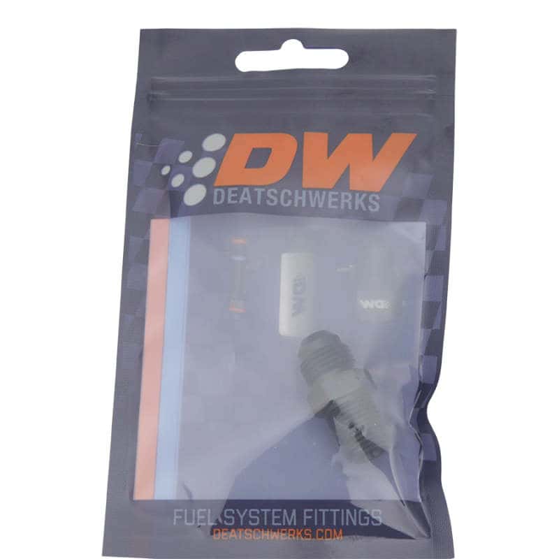 DeatschWerks — DeatschWerks 6AN Male Flare to 1/4in Male NPT Adapter - Anodized Matte Black
Lines & Fittings - view 2