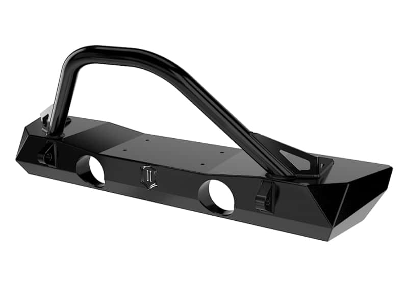 ICON — ICON 07-18 Jeep Wrangler JK Pro Series Front Bumper w/Bar/Tabs
FRONT BUMPER - view 1