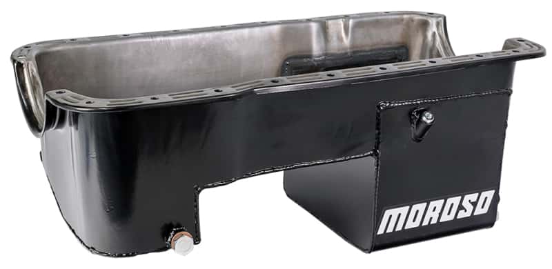 Moroso — Moroso Ford 351W (w/Rear Sump) Extra Deep Wet Sump 7qt 9in Steel Oil Pan - view 5