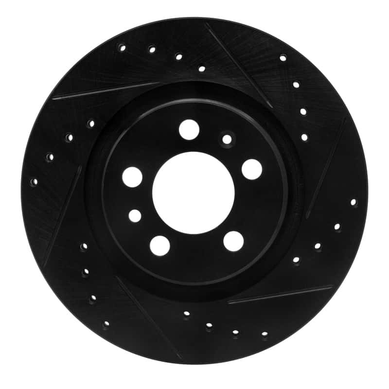 R1 Concepts — R1 98-15 Volkswagen Beetle Front Right Drilled & Slotted Black Brake Rotor
R1 Brake Rotor Drill - view 1