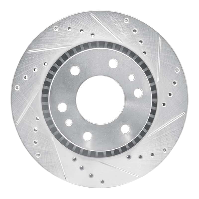 R1 Concepts — R1 06-09 Buick Rainier Front Right Drilled & Slotted Silver Brake Rotor
R1 Brake Rotor Drill - view 1