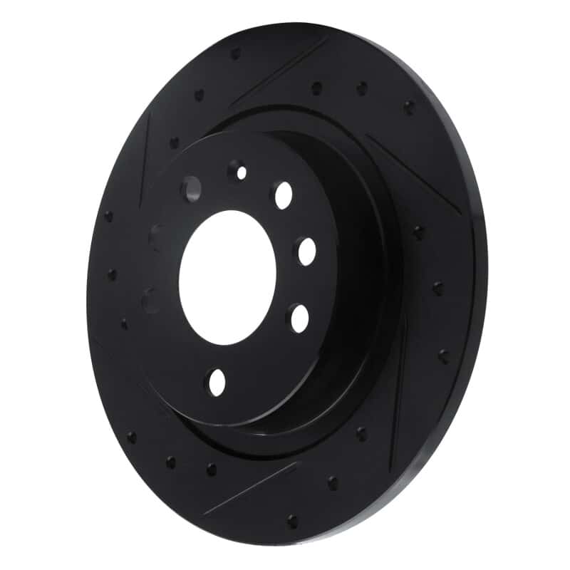 R1 Concepts — R1 85-92 Chevrolet Camaro Rear Left Drilled & Slotted Black Brake Rotor
R1 Brake Rotor Drill - view 2