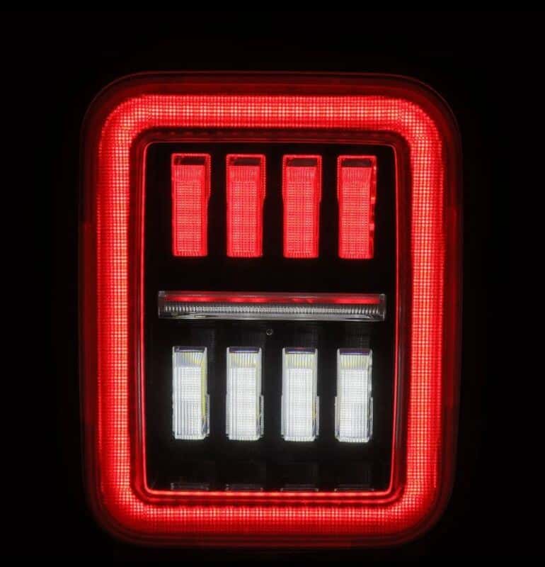 AlphaRex — AlphaRex 19-24 Jeep Gladiator JT Nova-Series Prismatic LED Tail Lights - Black-Red
Taillight Assembly - view 5