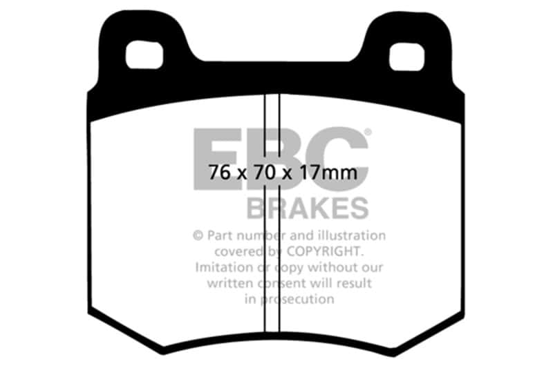 EBC — EBC 2019+ Ram Trucks 1500 (DT) Ultimax Front Brake Pads
Disc Brake Pad - view 1