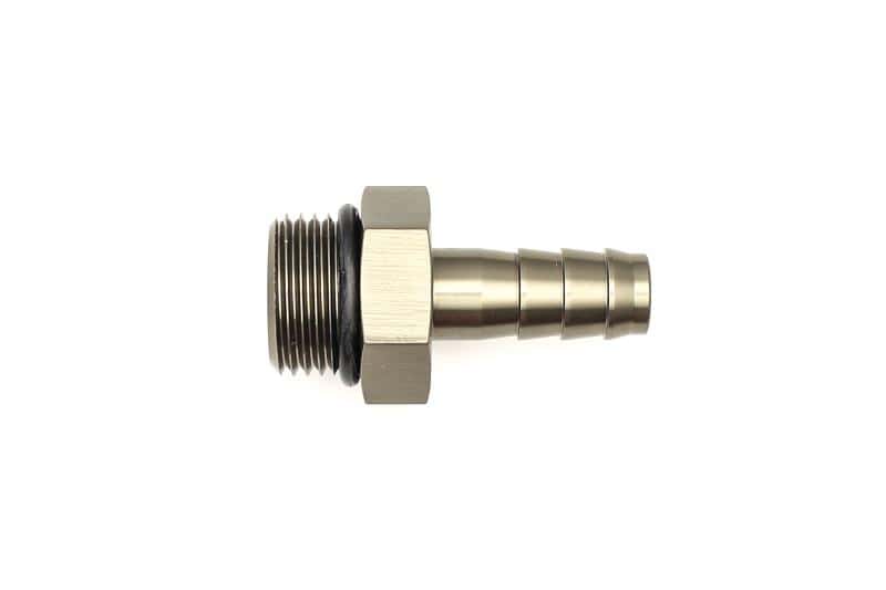 DeatschWerks — DeatschWerks 8AN ORB Male To 3/8in. Male Triple Barb Fitting (Incl. O-Ring)
Lines & Fittings - view 1