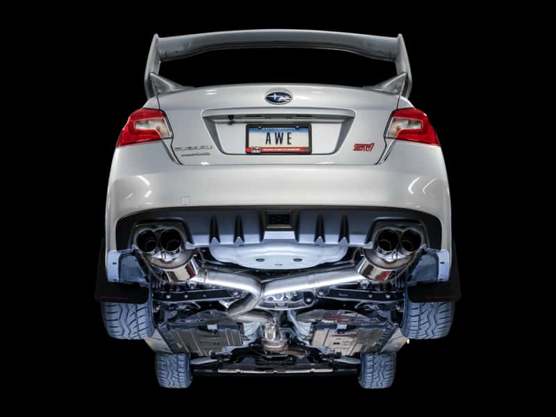 AWE Tuning — AWE Tuning Subaru STI VA / WRX GV / STI GV Sedan Touring Edition Exhaust - Diamond Black Tip (102mm)
Touring Exhaust - view 7