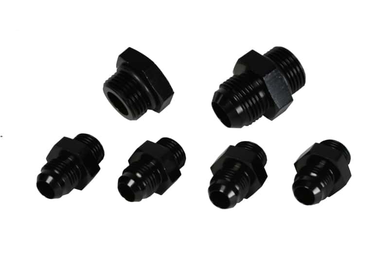 Aeromotive — Aeromotive A4 Regulator Fitting Kit (for two (2) carbs) (4) AN-06/(1) AN-10/(1) AN-10 Plug)
Fitting - view 4
