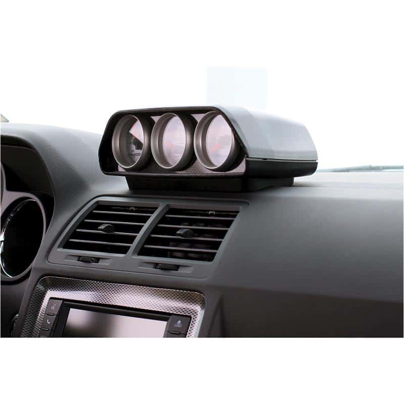 AutoMeter — Autometer 08-11 Dodge Challenger Black Triple Dash Pod
DODGE CHALLENGER DIR - view 2