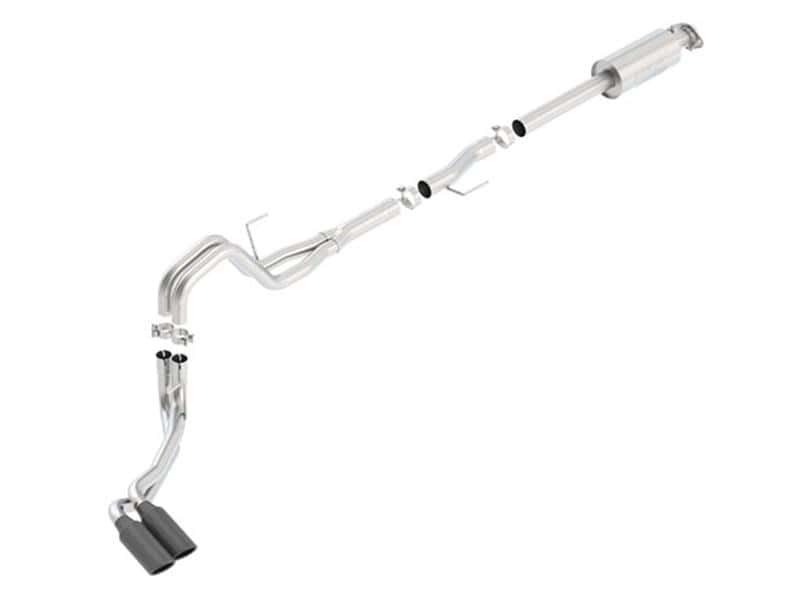 Borla — Borla 15-16 Ford F-150 3.5L EcoBoost Ext. Cab Std. Bed Black Chrome CB Exhaust ATAK Truck Side Exit
Cat-Back System - view 1