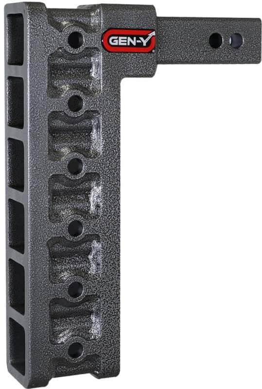 GEN-Y Hitch — Gen-Y Mega Duty 2in Shank 12.5in Drop 2K TW 16K (Hitch Only - Use w/Stabilizer Kit GH-0100)
Drop Hitch - view 2