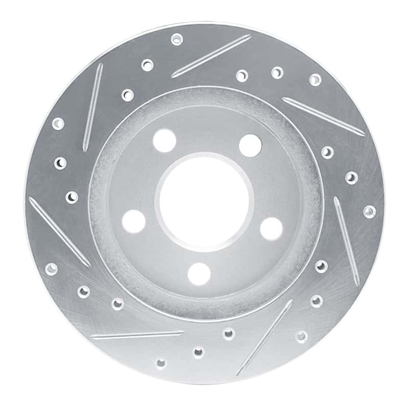 R1 Concepts — R1 85-89 Dodge ARIES Front Right Drilled & Slotted Silver Brake Rotor
R1 Brake Rotor Drill - view 5