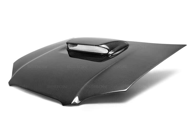 Seibon — Seibon 04-05 Subaru WRX/STi OEM Carbon Fiber Hood - view 11