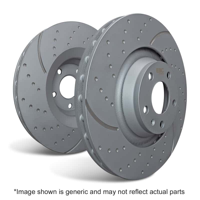 EBC — EBC 13+ BMW X1 3.0 Turbo (35i) GD Sport Rear Rotors
Disc Brake Rotor Set - view 2