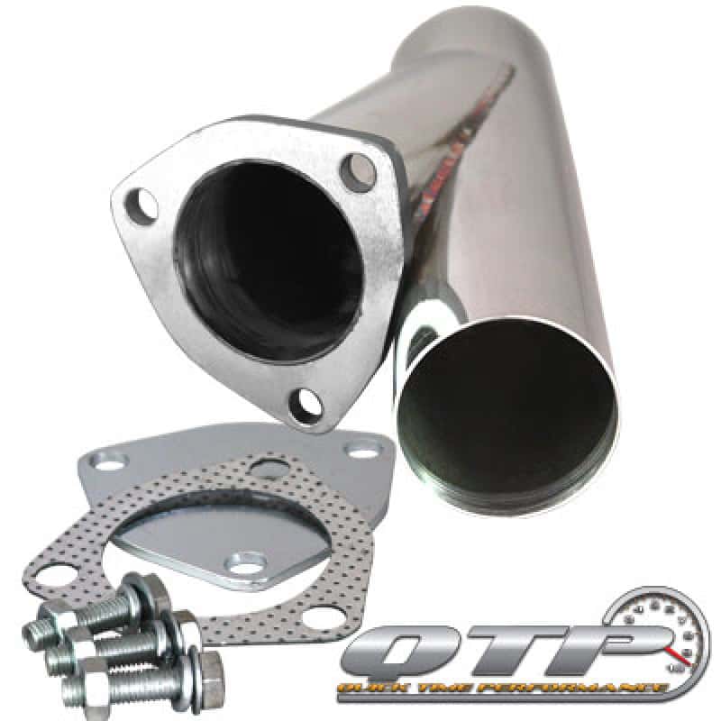 QTP — QTP 2.5in Weld-On QTEC Exhaust Cutout Y-Pipe - view 4