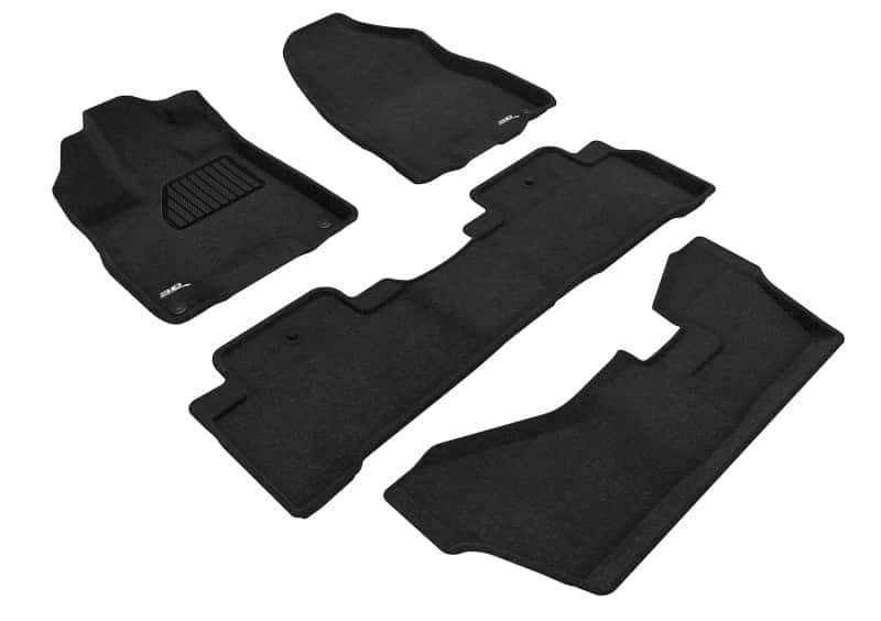 3D MAXpider — 3D MAXpider 14-20 Acura MDX 7-Seat Elegant Black R1 R2 R3
Floor Mat Set - view 1