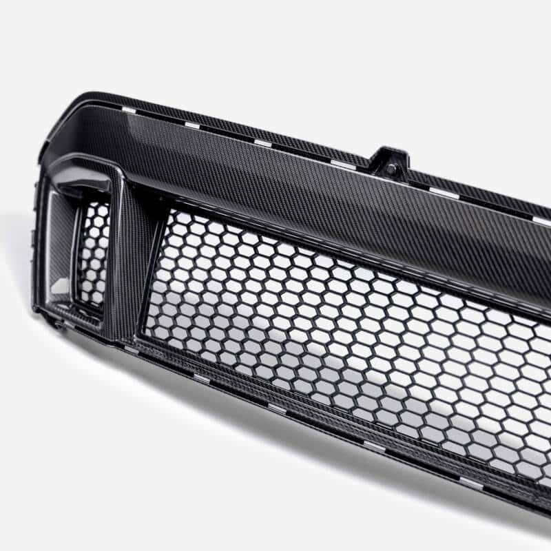 Anderson Composites — Anderson Composites 2024 Ford Mustang GT Carbon Fiber Front Grille - view 4