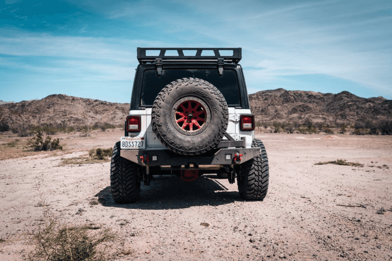 Body Armor 4x4 — Body Armor 4x4 2019+ Jeep Wrangler JL Tire Carrier Single Action (Only Fits w/ JL-2965 Bumper)
Tire Carrier - view 4