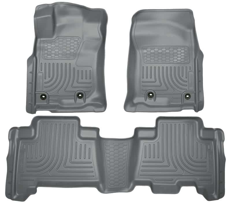 Husky Liners — Husky Liners 2013 Toyota 4Runner WeatherBeater Grey Front & 2nd Seat Floor Liners
Floor Liners - view 2