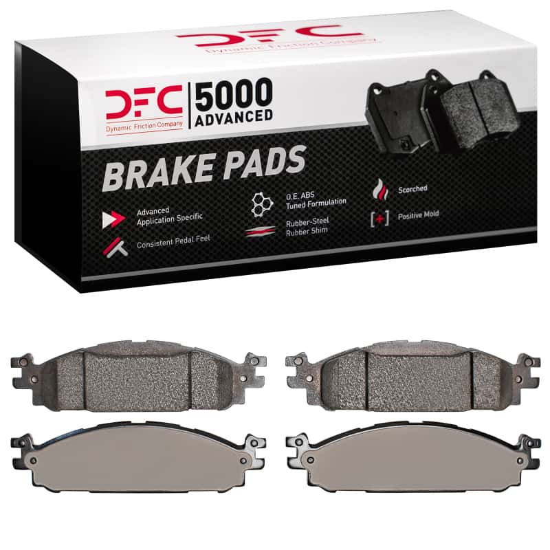 DFC — DFC 11-19 Ford Taurus (Excl SHO) Front 5000 Advanced Ceramic Brake Pads
DFC Brake Pad Set - view 1