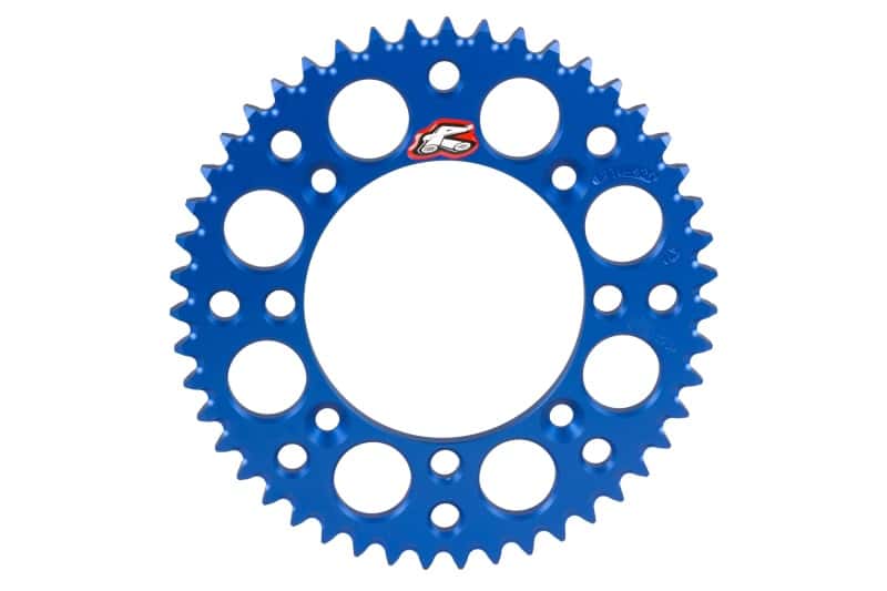 Renthal — Renthal 02-17 Yamaha YZ85 Rear Grooved Sprocket -Blue 428-52P Teeth - view 1