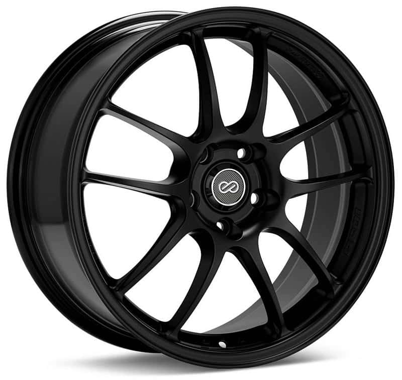 Enkei — Enkei PF01A 18x9.5 5x114.3 45mm Offset Black Wheel (for Ford Mustang) - view 2