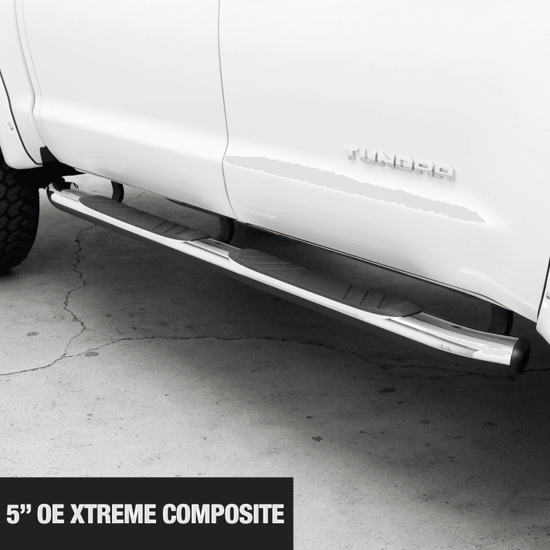 Go Rhino — Go Rhino 5in OE Xtreme Composite SideSteps - Chrome - 80in
5" OE Xtreme Steps - view 2