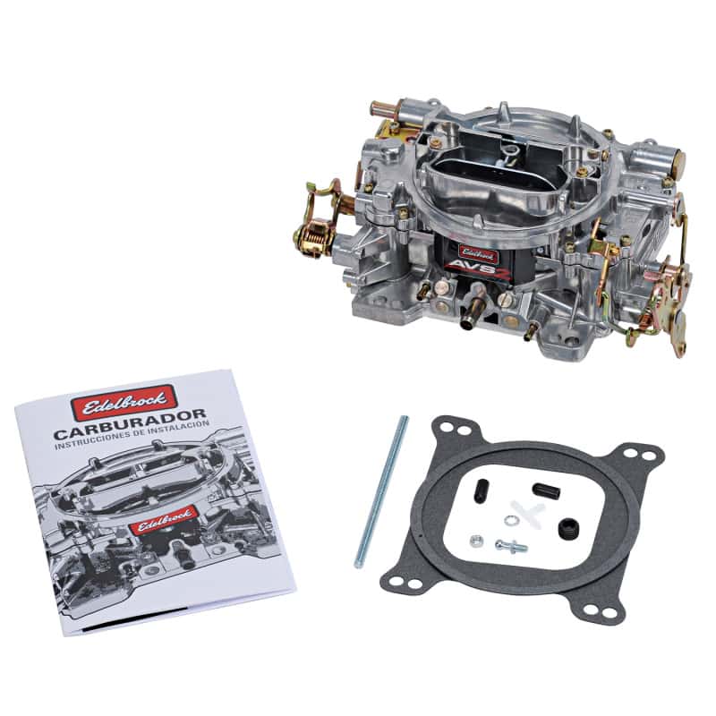 Edelbrock — Edelbrock AVS2 500 CFM Carburetor w/Manual Choke Satin Finish (Non-EGR)
CARB-AVS - view 3