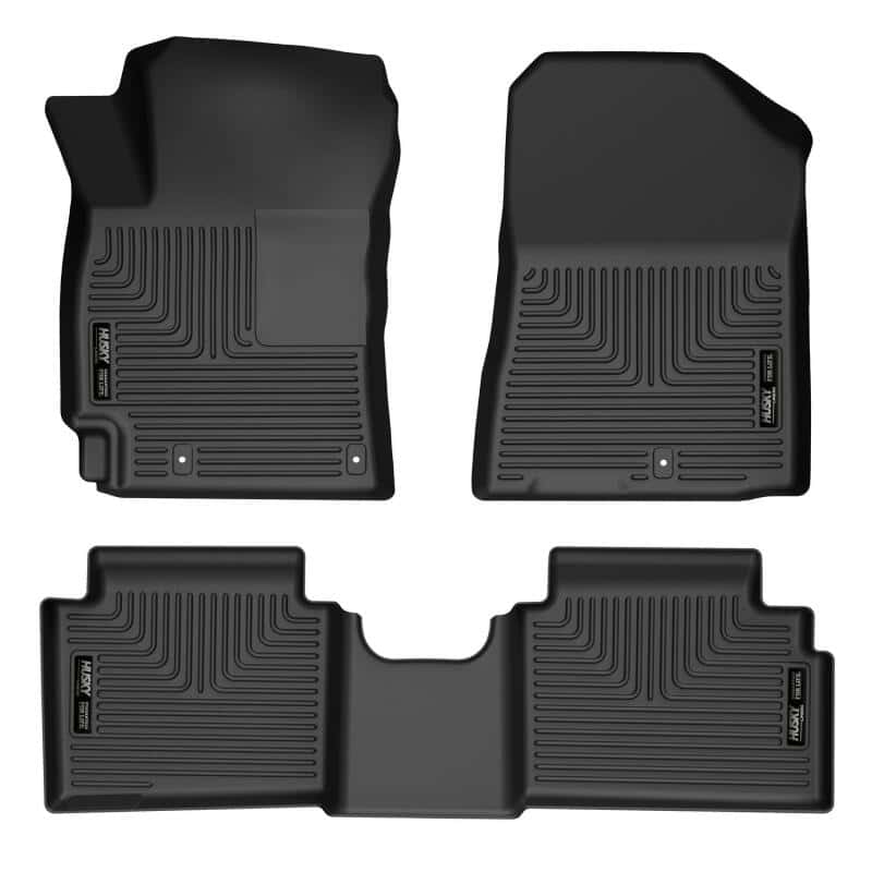 Husky Liners — Husky Liners 19-23 Kia Forte WeatherBeater Front & 2nd Seat Floor Liners - Black
Weatherbeater Series
Floor Liners - view 1