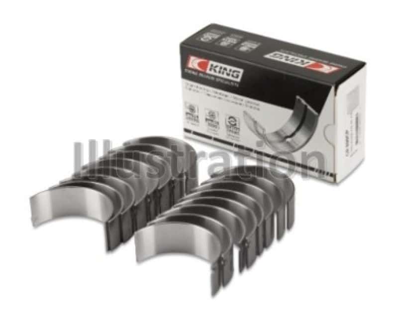 King Engine Bearings — King Engine Bearings Ford Stroker w/ Chevy 2.100 Pin / Ford .712in Width Performance Rod Bearings
Engine Bearing - view 2