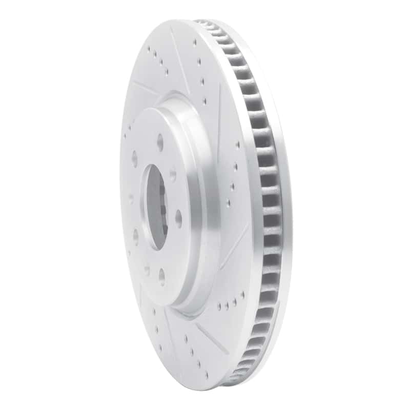 R1 Concepts — R1 03-08 Cadillac SEVILLE Front Right Drilled & Slotted Silver Brake Rotor
R1 Brake Rotor Drill - view 2
