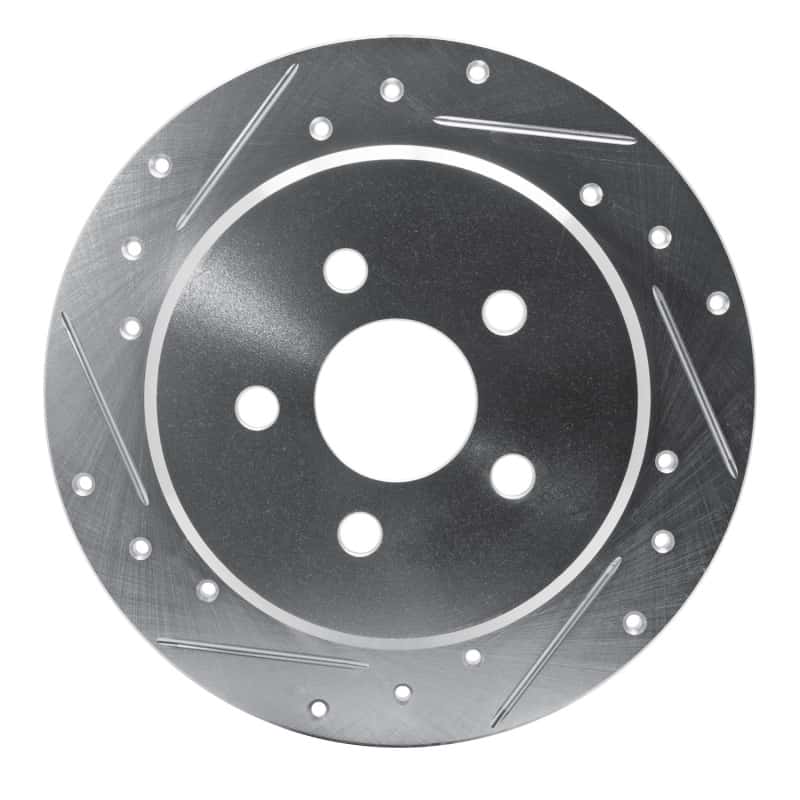 R1 Concepts — R1 95-03 Chrysler PT Cruiser Rear Left Drilled & Slotted Silver Brake Rotor
R1 Brake Rotor Drill - view 1