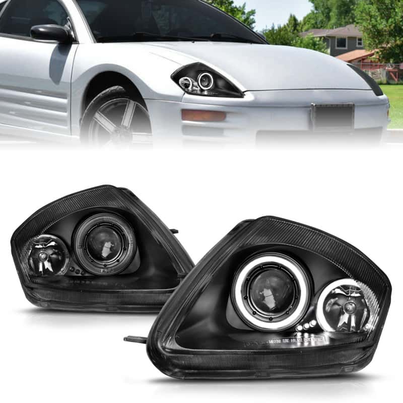 ANZO — ANZO 2000-2005 Mitsubishi Eclipse Projector Headlights w/ Halo Black
Head Light Set
HdLtSet - view 8