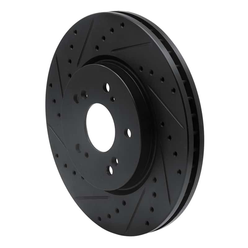 R1 Concepts — R1 07-16 Acura RDX Front Left Drilled & Slotted Black Brake Rotor
R1 Brake Rotor Drill - view 2