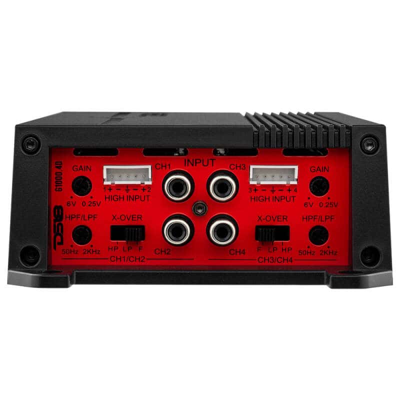 DS18 — DS18 4-Channel Amplifier 2x 300/4ohm Bridge 4 x 150/2ohm 4 x 90/4ohm Watts RMS - view 3