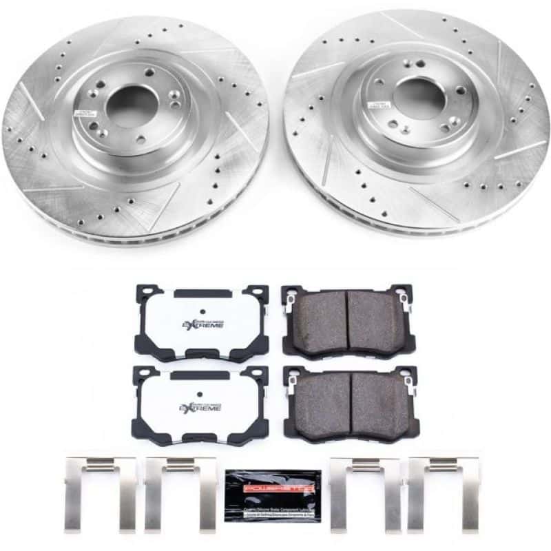 PowerStop — Power Stop 15-16 Hyundai Genesis Front Z26 Street Warrior Brake Kit - view 1
