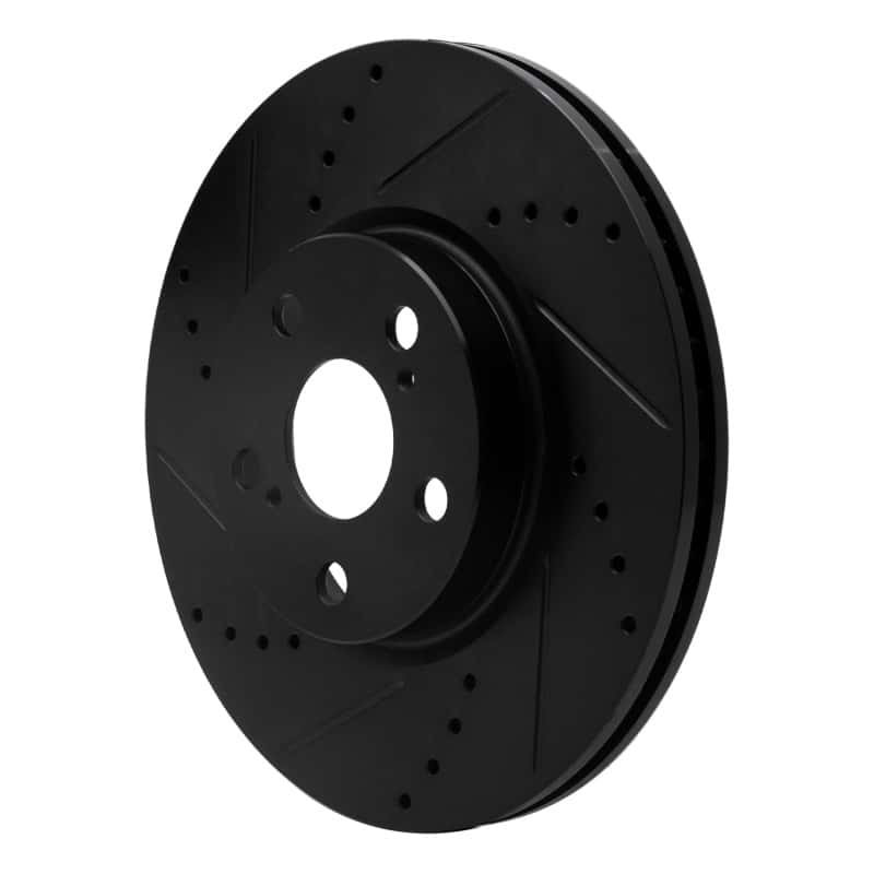 R1 Concepts — R1 08-19 Pontiac Vibe Front Left Drilled & Slotted Black Brake Rotor
R1 Brake Rotor Drill - view 2