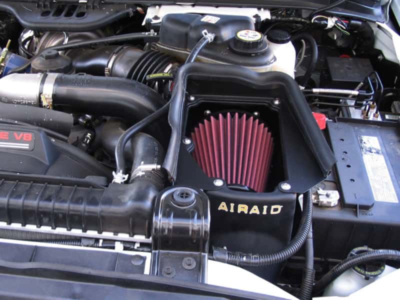 Airaid — Airaid 03-07 Ford Power Stroke 6.0L Diesel MXP Intake System w/o Tube (Oiled / Red Media)
Performance Air Inta
Air Intake System - view 7