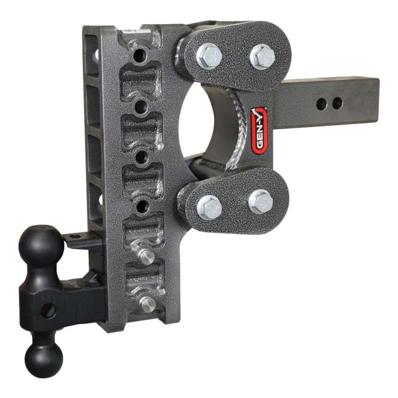 GEN-Y Hitch — Gen-Y The Boss Torsion-Flex 2in Shank 10in Drop 16K Hitch w/GH-051 Dual-Ball/GH-032 Pintle Lock
Drop Hitch - view 2
