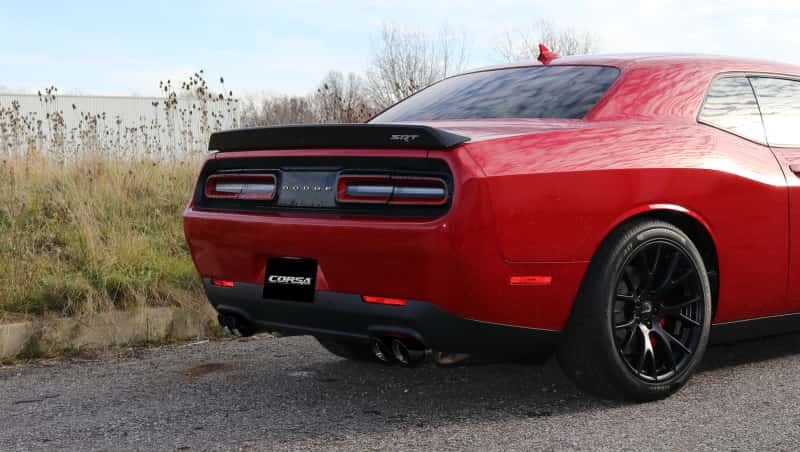 CORSA Performance — Corsa 2015-2023 Dodge Challenger Hellcat Dual Rear Exit Extreme Exhaust w/ 3.5in Black Tips
Exhaust - view 3