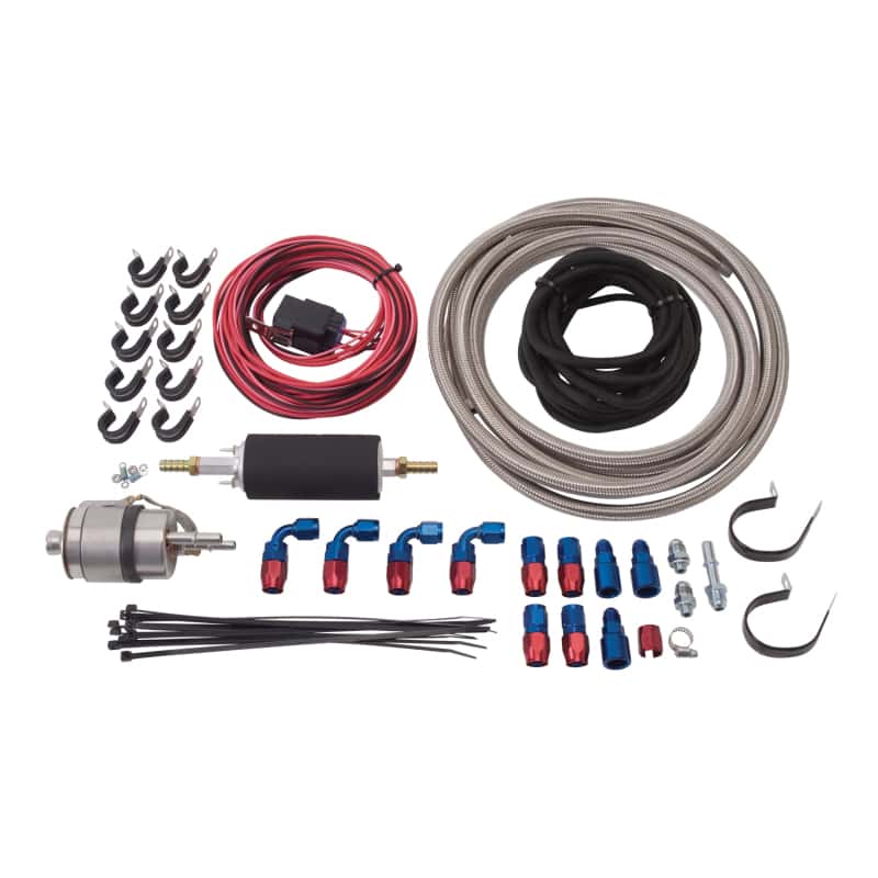 Russell — Russell Performance For Chevy LS & Chrysler 5.7L Hemi (Red/Blue)
Fuel System Kit - view 2