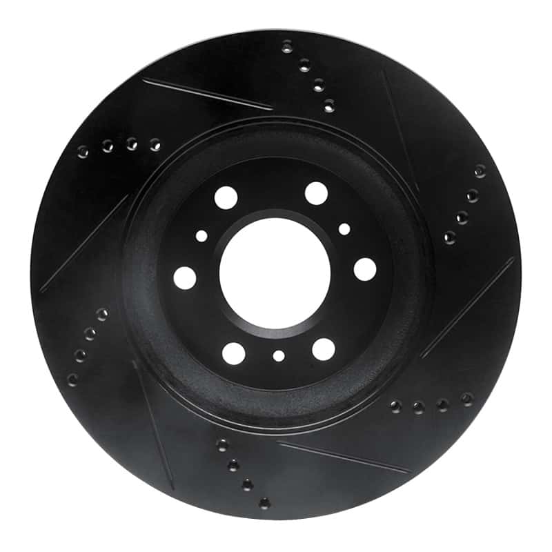 R1 Concepts — R1 06-09 Buick Terraza Front Left Drilled & Slotted Black Brake Rotor
R1 Brake Rotor Drill - view 5