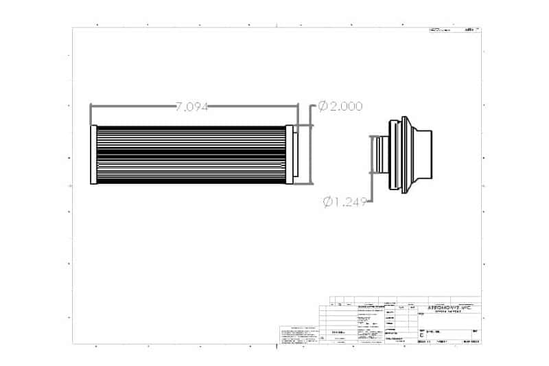 Aeromotive — Aeromotive In-Line Filter - AN-16 100 Micron SS Element Extreme Flow
Fuel Filter - view 7