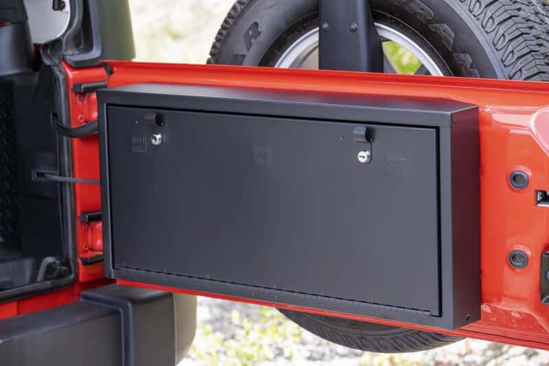 Tuffy Products — Tuffy Jeep Wrangler Tailgate Lockbox W/Keyed Lock
Tailgate Lockbox - view 1