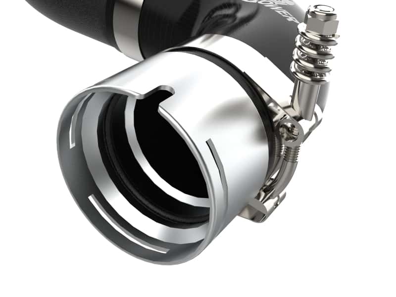 aFe — aFe Kia Stinger 18-22 V6-3.3L (tt) BladeRunner Hot Charge Pipe- Black
Hot Charge Pipe - view 5